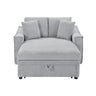 Modern Chaise Sofa With Hidden Storage For Living Room