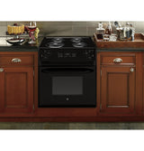 GE JM250DTBB - 27 in. 3 cu. ft. Drop-In Electric Range with Coil Burners - Black