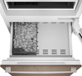 Bosch B30IB100SP ice maker filled with ice