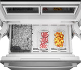 Bosch B36BT130NS freezer loaded with food