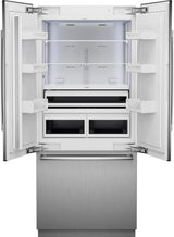 Bosch B36BT130NS front view with doors open, empty