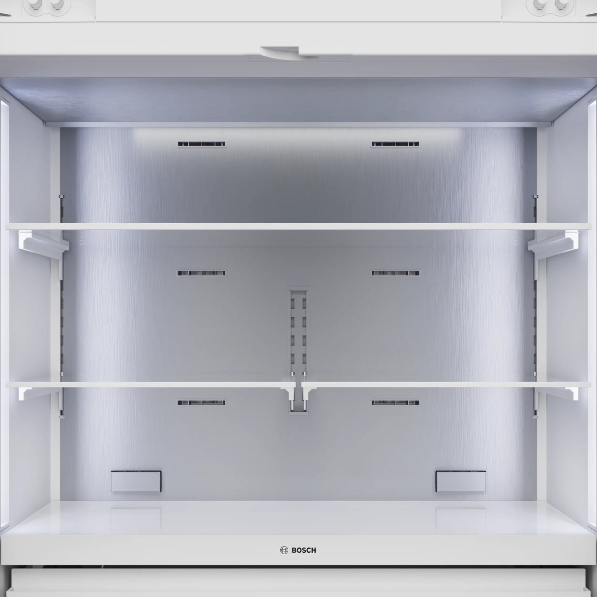 Bosch B36BT130NS empty interior view