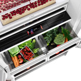 Bosch B36BT130NS VitaFresh drawers close-up