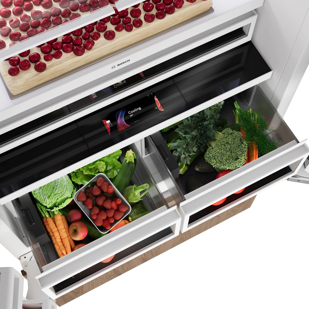 Bosch B36IT100NP French Door Refrigerator in Panel Ready - image 5