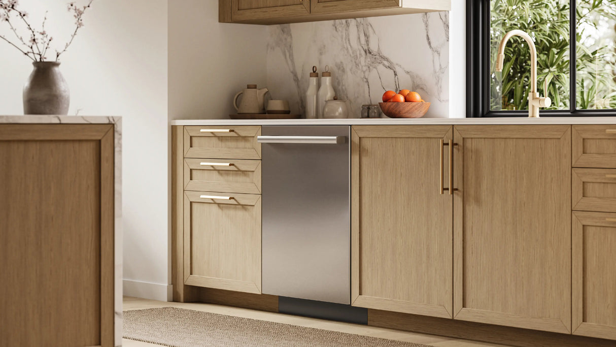 Bosch SHX53DM5N dishwasher lifestyle kitchen image