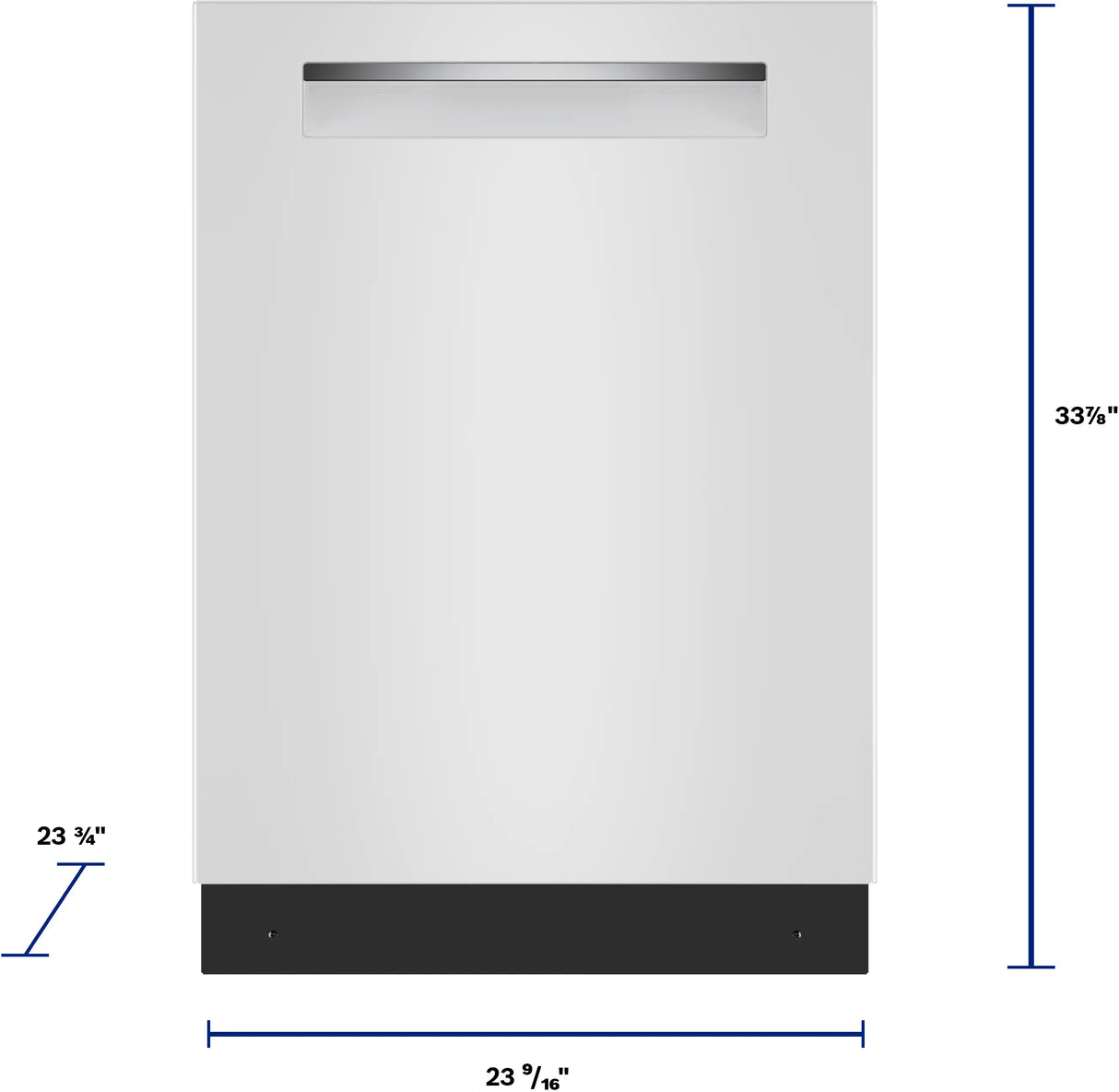 Bosch SHP65DM2N dimensions diagram