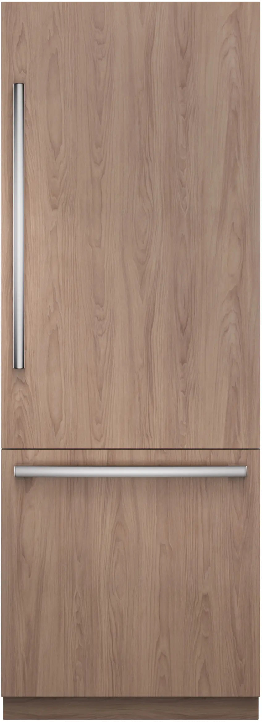 Bosch B30IB100SP panel ready built-in bottom freezer refrigerator front view