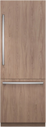 Bosch B30IB100SP panel ready built-in bottom freezer refrigerator front view