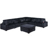 Contemporary Style Modular Sectional Sofa Set With USB, Cup Holder