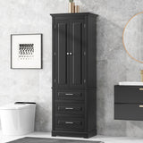 Storage Cabinet With 3 Drawers For Bathroom