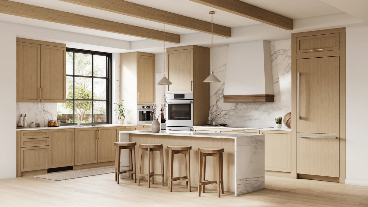 Bosch B30IB100SP custom panel lifestyle kitchen view