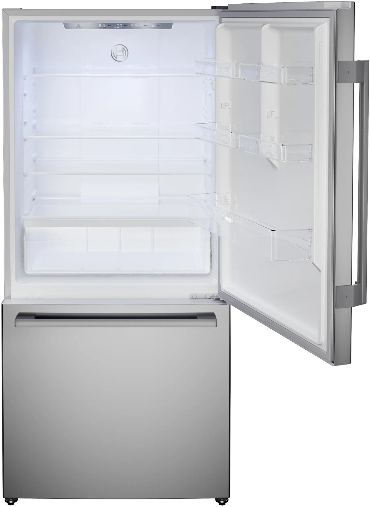Bosch B33CM10SNS Bottom-Freezer Refrigerator in Fingerprint-Resistant Stainless Steel - image 3
