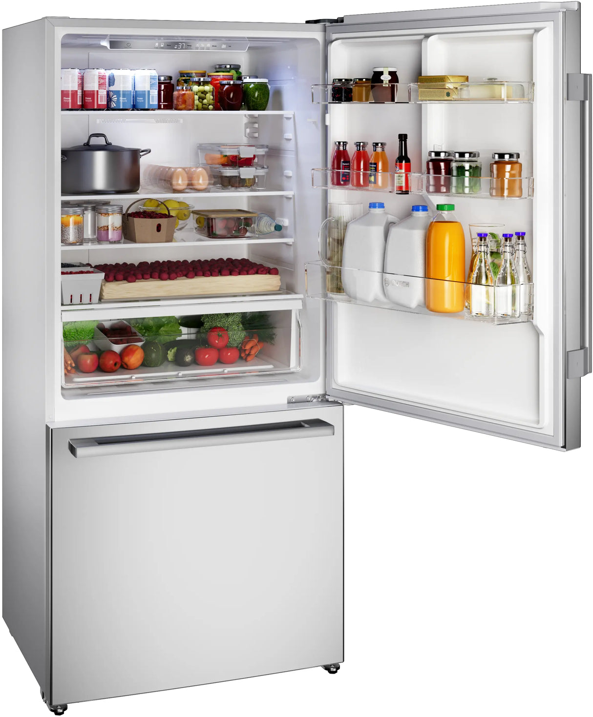 Bosch B33CM10SNS Bottom-Freezer Refrigerator in Fingerprint-Resistant Stainless Steel - image 7
