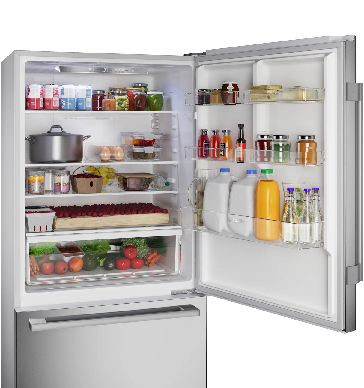 Bosch B33CM10SNS Bottom-Freezer Refrigerator in Fingerprint-Resistant Stainless Steel - image 5