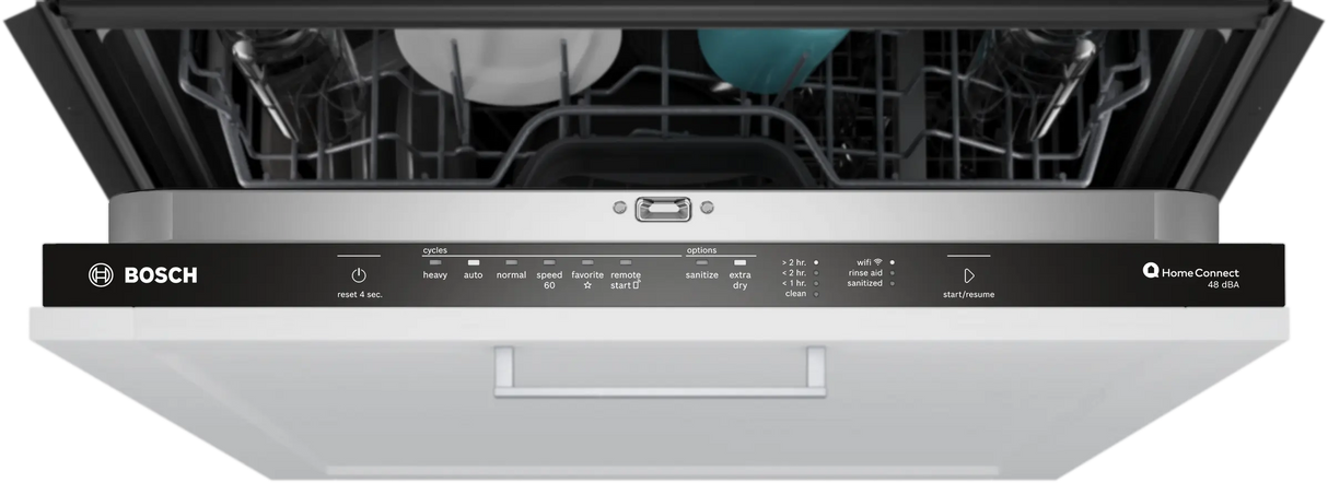 Bosch SHV41DB3N top control panel detail