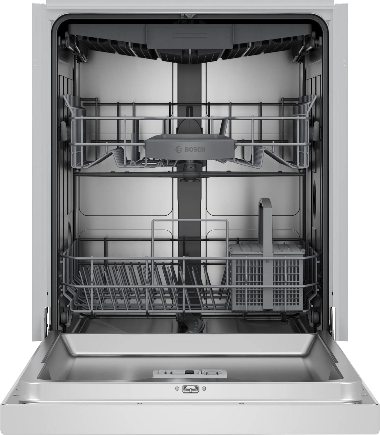 Bosch SHE43DM2N door open racks in