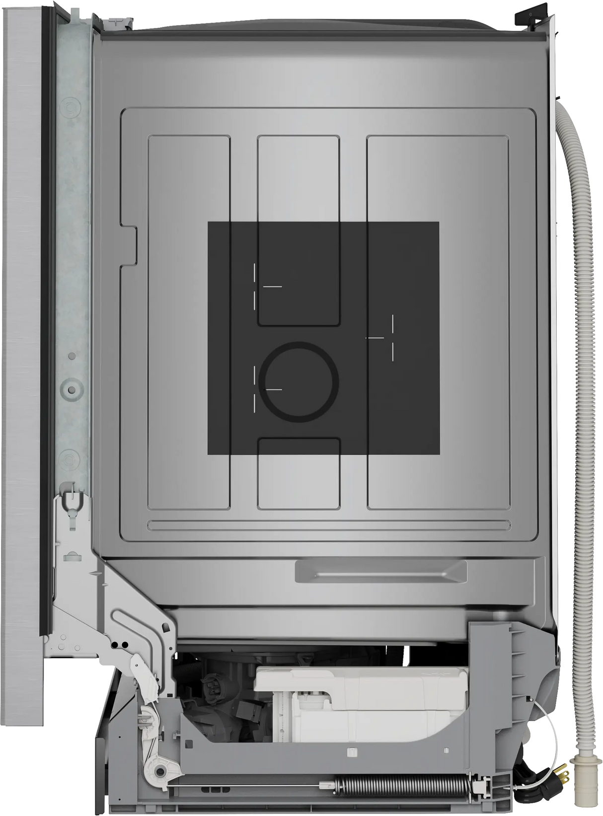 Bosch SHE43DM5N dishwasher left side view
