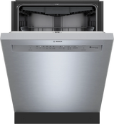 Bosch SHE43DM5N dishwasher door slightly open