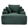 Oversized Chaise Lounge Chair Cozy Cloud Couch With 3 Throw Pillows And Wide Armrest