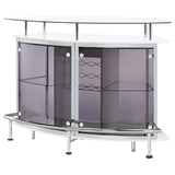 Gideon - Curved Glass Top Home Cabinet