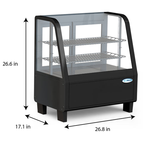 27 in. Countertop Display Refrigerator - 3.6 Cu Ft. CDC-3C-BK