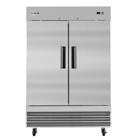 54 in. Two-Door Reach-In Refrigerator - 47 Cu Ft. RIR-2D-SS