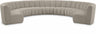 Infinity - 9 Piece Boucle Modular Sectional