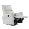 360° Modern Small Rocking Swivel Recliner Chair With Side Pocket
