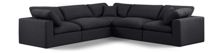 Comfy - 5 Piece Linen Modular Corner Sectional
