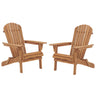 Oversize Outdoor Folding Adirondack Chair, Patio Chair For Garden