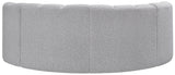 Arc - Boucle Fabric 4 Piece U-Shaped Modular Sofa