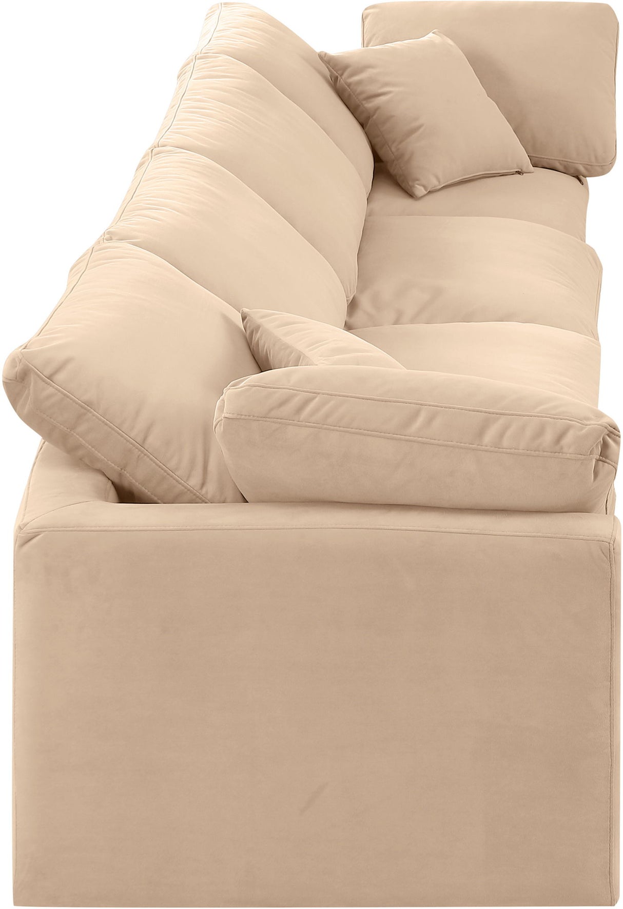 Indulge - Velvet 4 Seat Modular Sofa