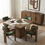 Fenwick - Cane Oak Veneer And Solid Wood Dining Table