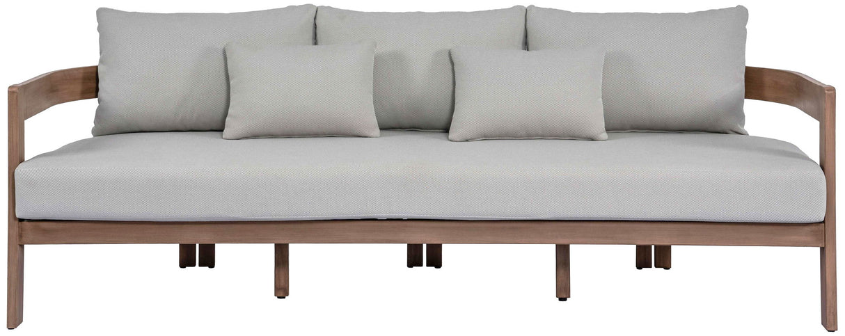 Newport - Water Resistant Fabric 86.75" Upholstered Outdoor Patio Sofa