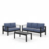 Outdoor Patio Set, All-Weather With Thick Cushions