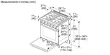 Bosch HGS8057UC line drawing isometric view