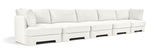 Hammond - Velvet Performance Fabric Upholstered 5 Piece Sofa