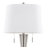 Jules - 30" Metal Table Lamp With USB (Set of 2) - White