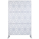 Outdoor & Indoor Metal Privacy Screen, Freestanding Decorative Panels