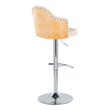 Ahoy - Adjustable Barstool With With Rounded T Footrest (Set of 2)