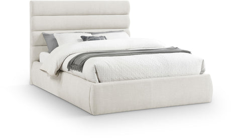 Adam - Linen Fabric Bed With 52" Headboard