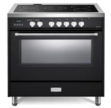 Designer 36" Electric Glass Top Range - Matte Black - (VDFSEE365E)