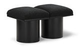 Pavilion - 2 Piece Modular Bench With Black Base