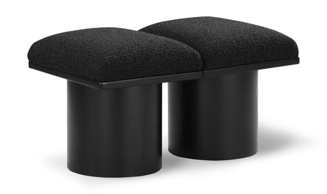 Pavilion - 2 Piece Modular Bench With Black Base