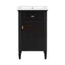Bathroom Vanity With Sink, Adjustable Shelf, Tilt-Out Drawer