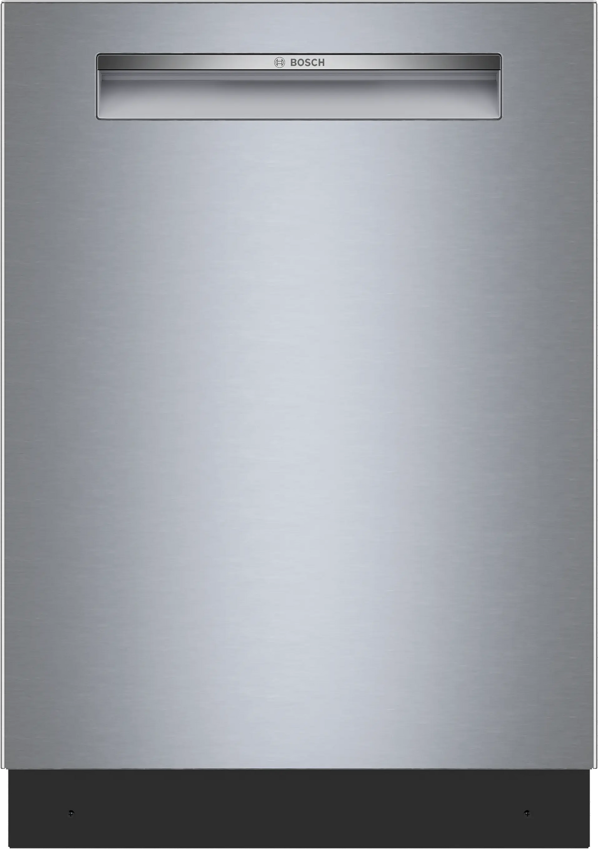 Bosch SHP53EM5N stainless steel dishwasher front facing view