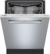 Bosch SHP53EM5N dishwasher door slightly open