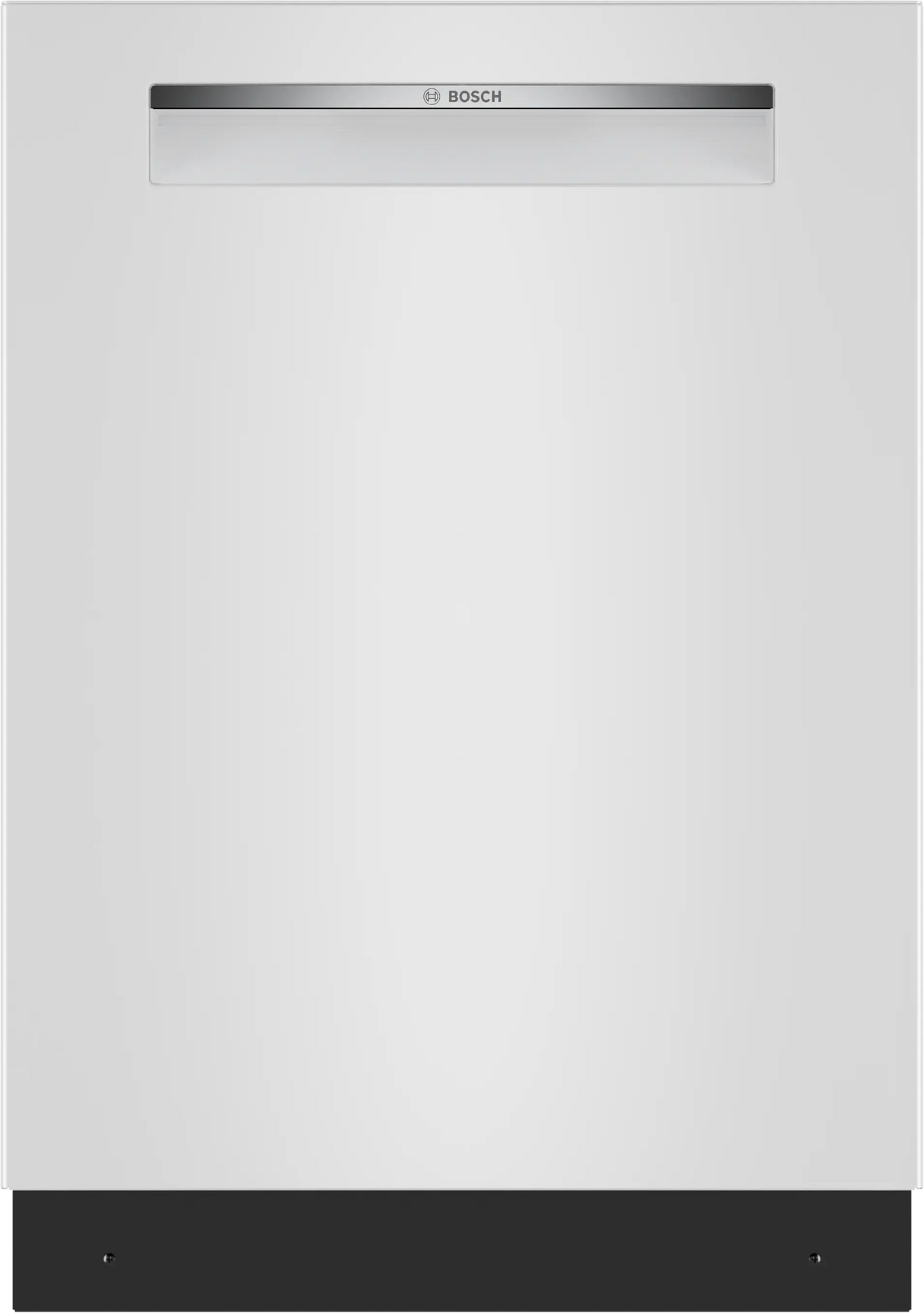 Bosch SHP53EM2N white dishwasher front facing view