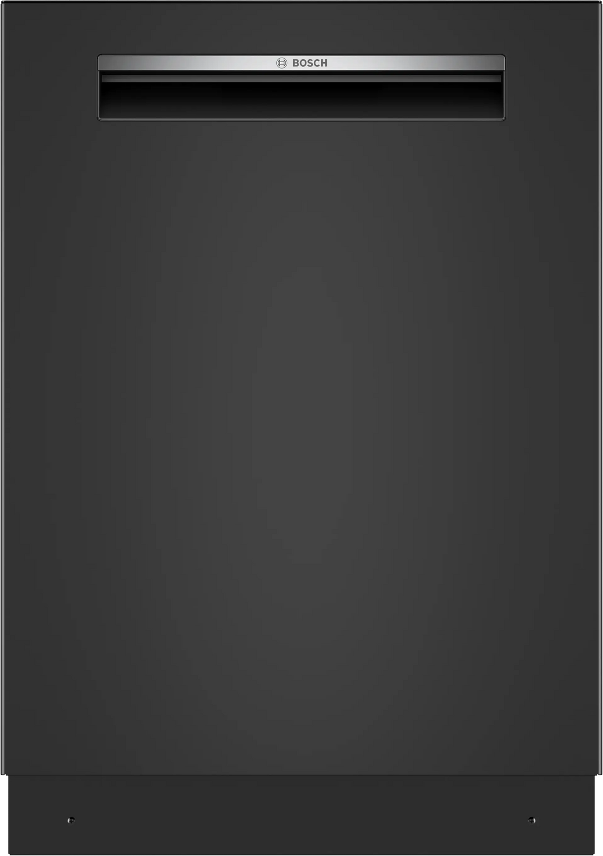 Bosch SHP53EM6N black dishwasher front facing view