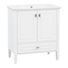 Freestanding Vanity With 1 Drawer & 2 Soft Close Doors With Door Mounted Storage